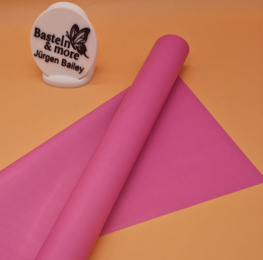 Folie Satinfolie Einfarbig "Rosa 250" 50cm*8,5m