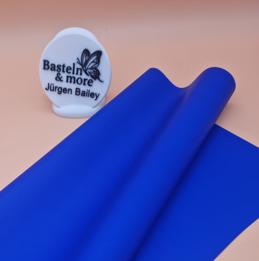 Folie Satinfolie Einfarbig "Blau 253" 50cm*8,5m