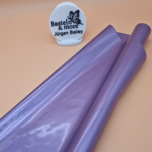 Folie Satinfolie Einfarbig "Metallik-Lila 260" 50cm*8,5m