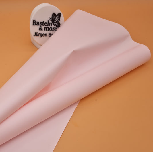 Folie Satinfolie Einfarbig "Creme-Rosa 290" 50cm*8,5m
