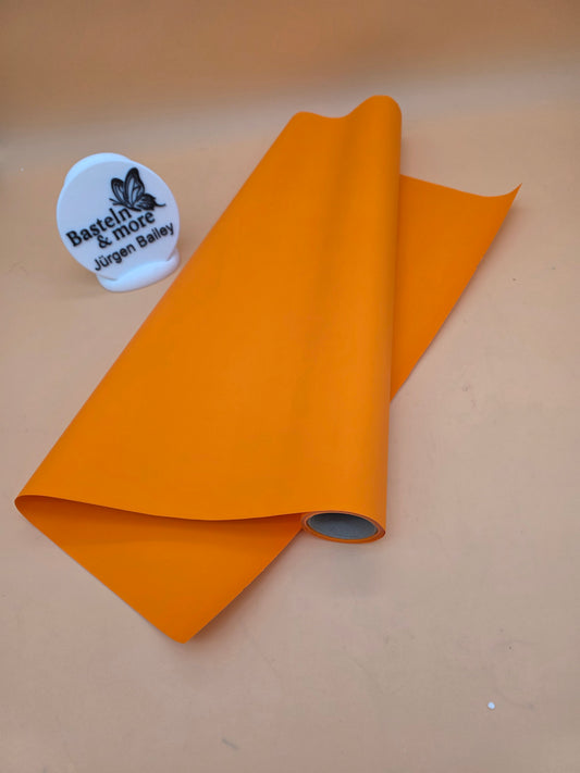 Folie Satinfolie Einfarbig "Orange 297" 50cm*8,5m
