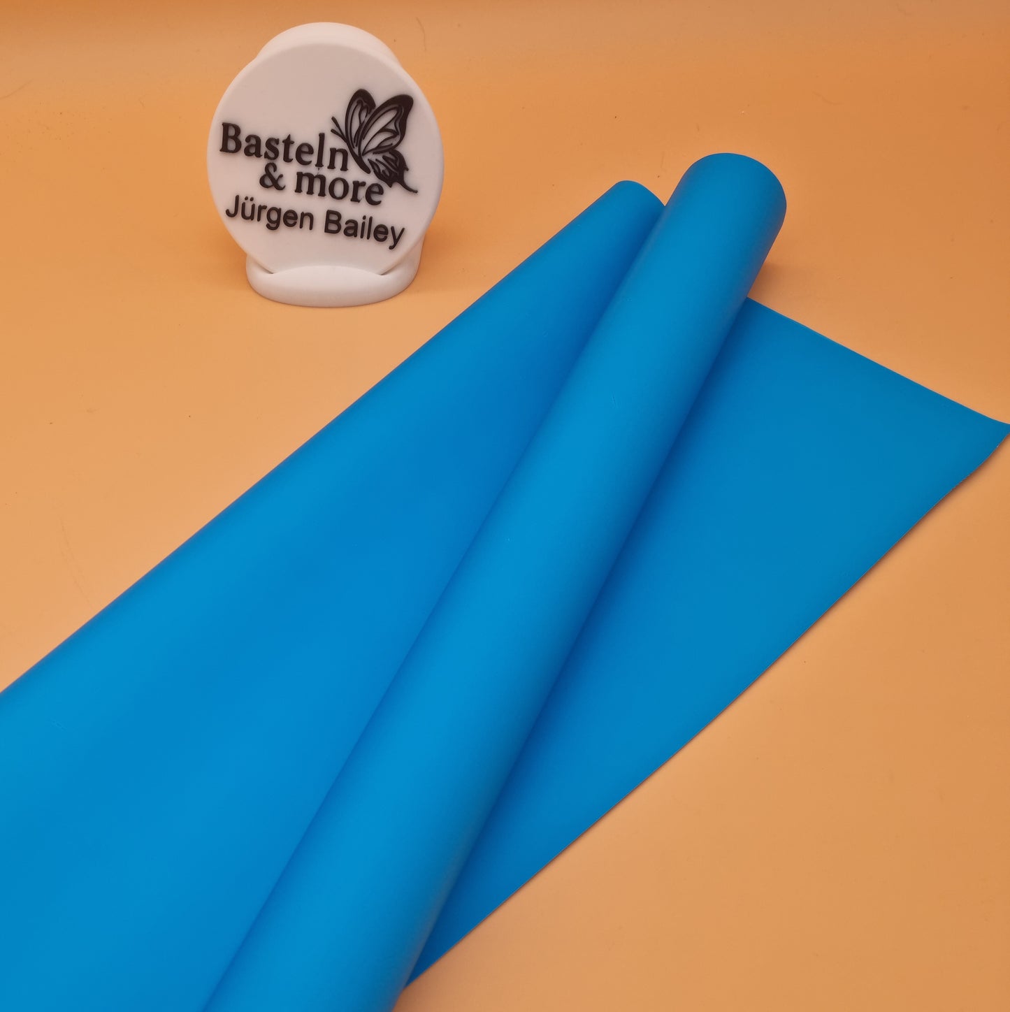 Folie Satinfolie Einfarbig "Blau 307" 50cm*8,5m