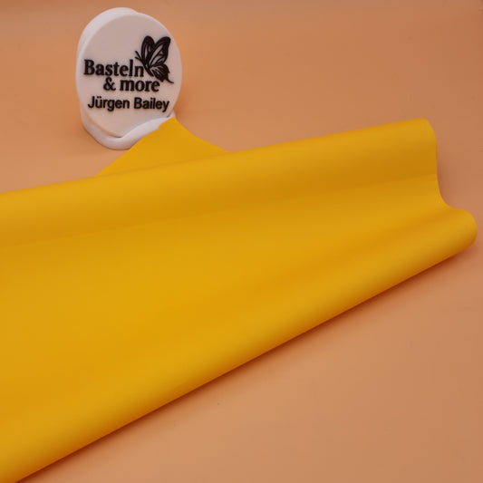 Folie Satinfolie Einfarbig "Gelb 309" 50cm*8,5m