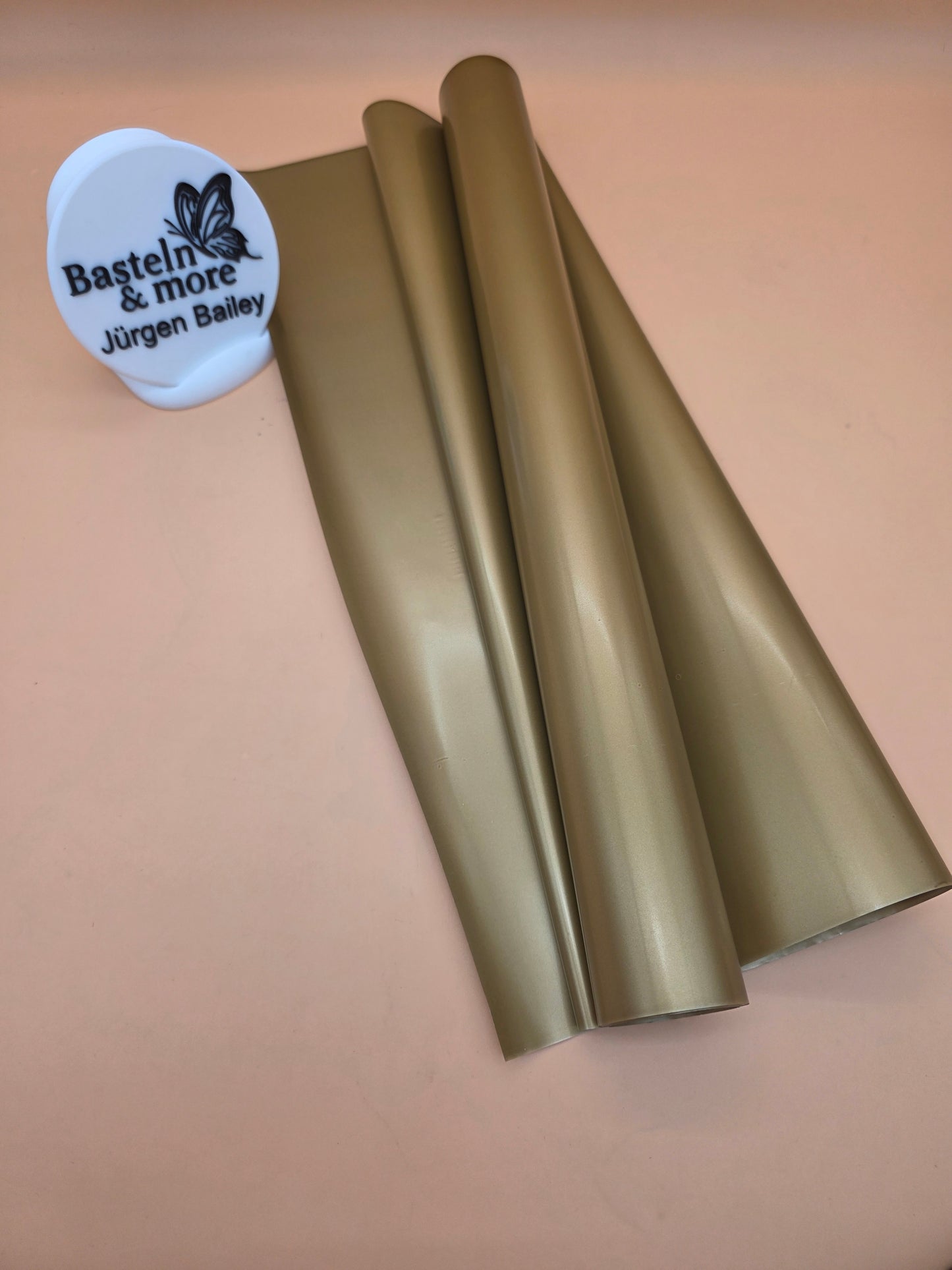 Folie Satinfolie Einfarbig "Gold 315" 50cm*8,5m