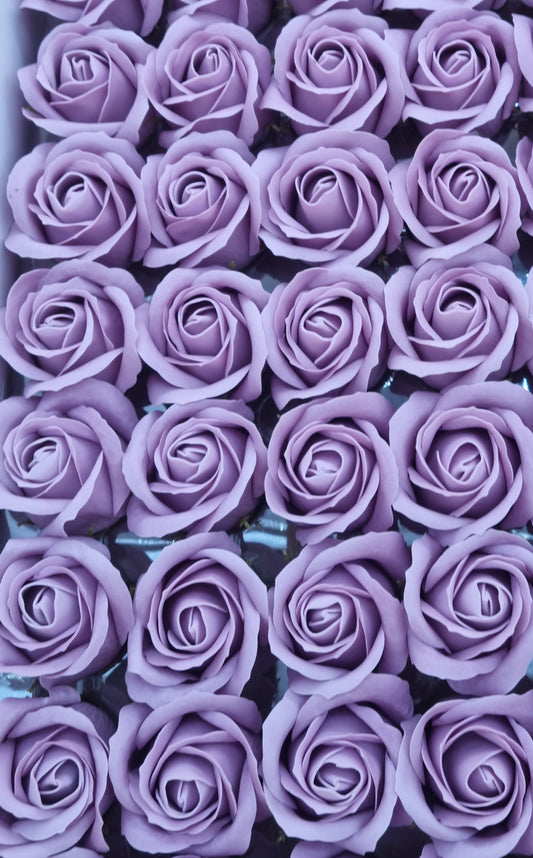 Seifenblume "Rose 31" Violett-Lila