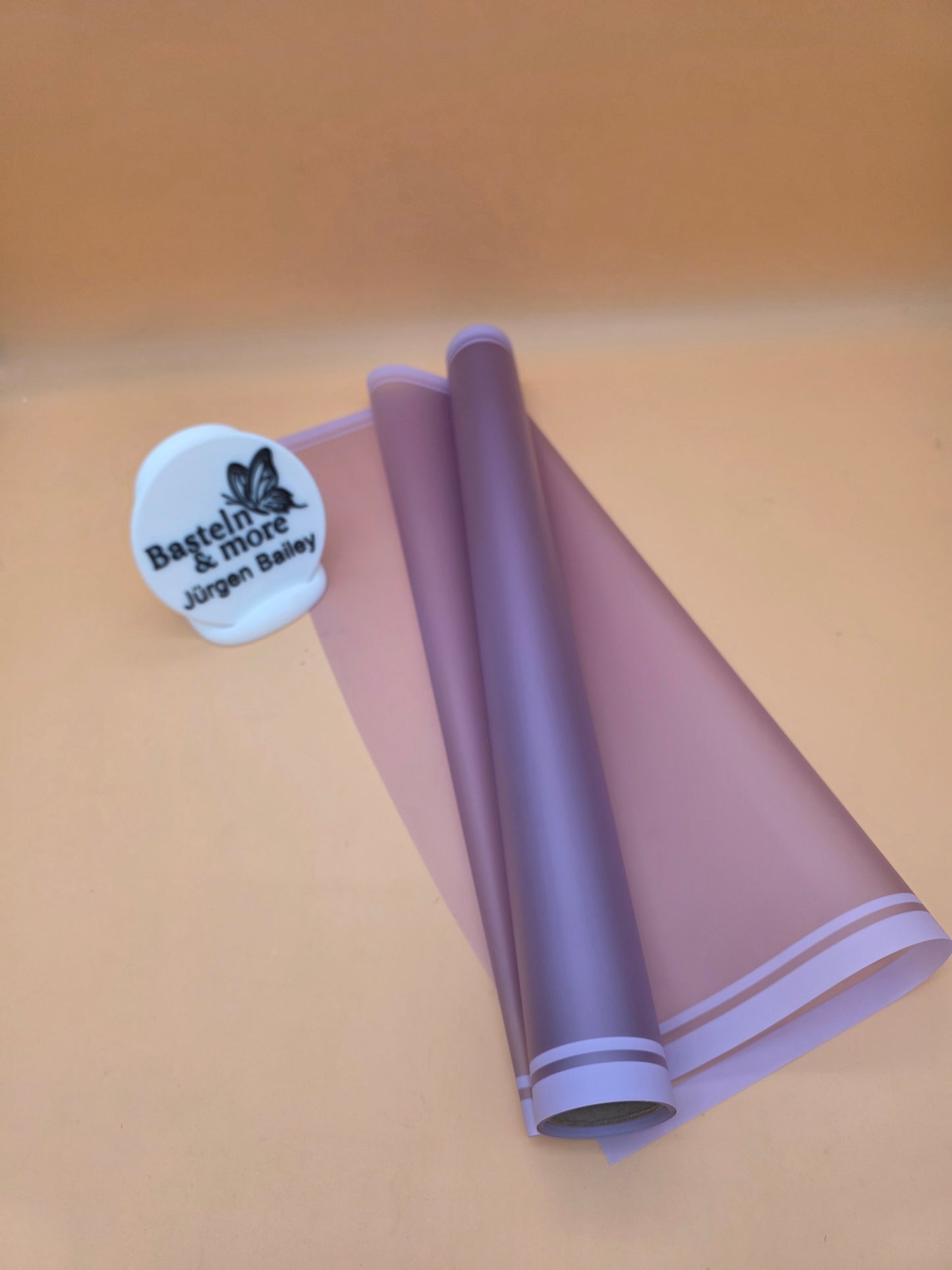 Folie Frostfolie mit Streifen "Violett 365" 50cm*8,5m
