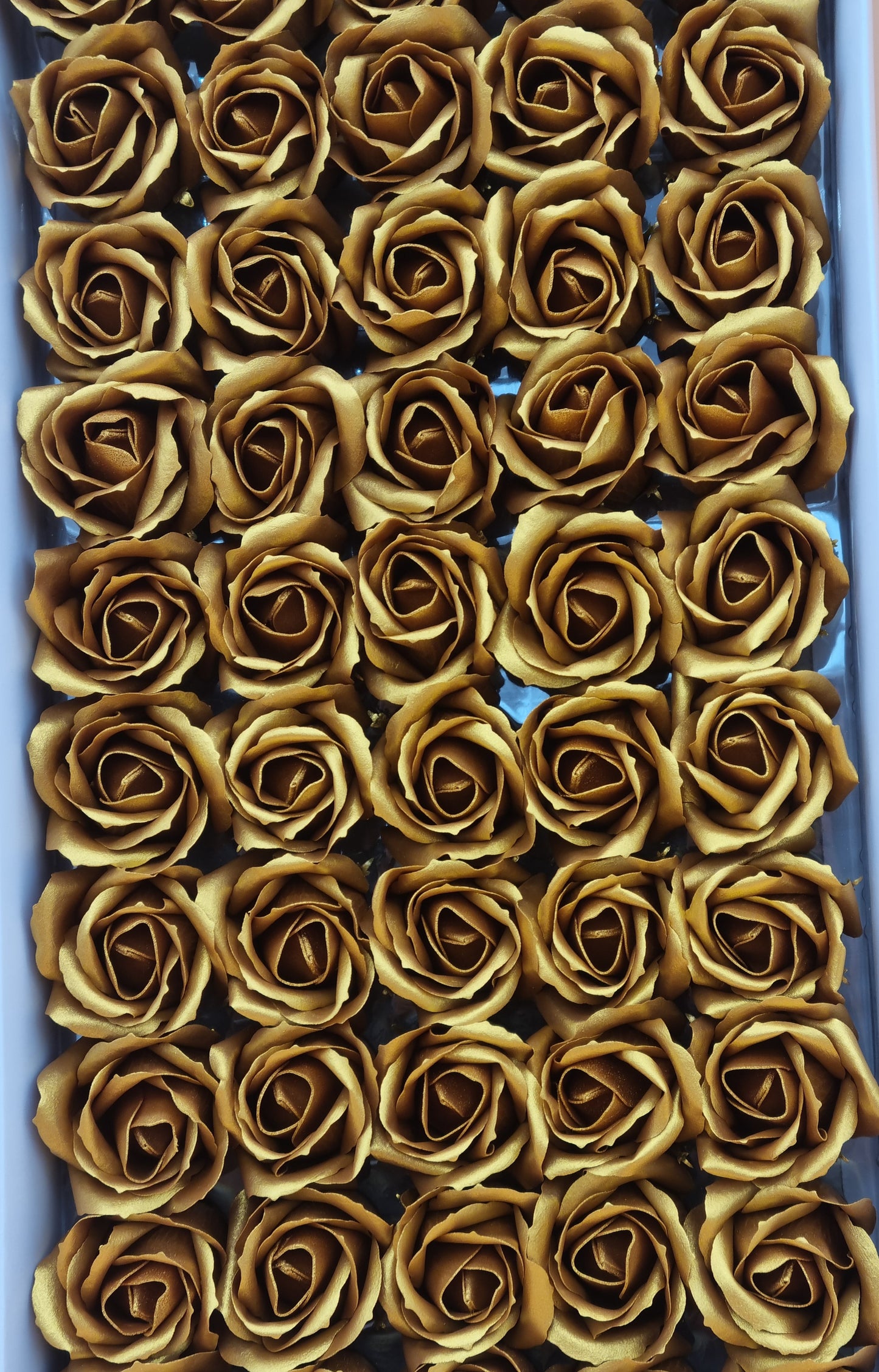 Seifenblume "Rose 40" Gold