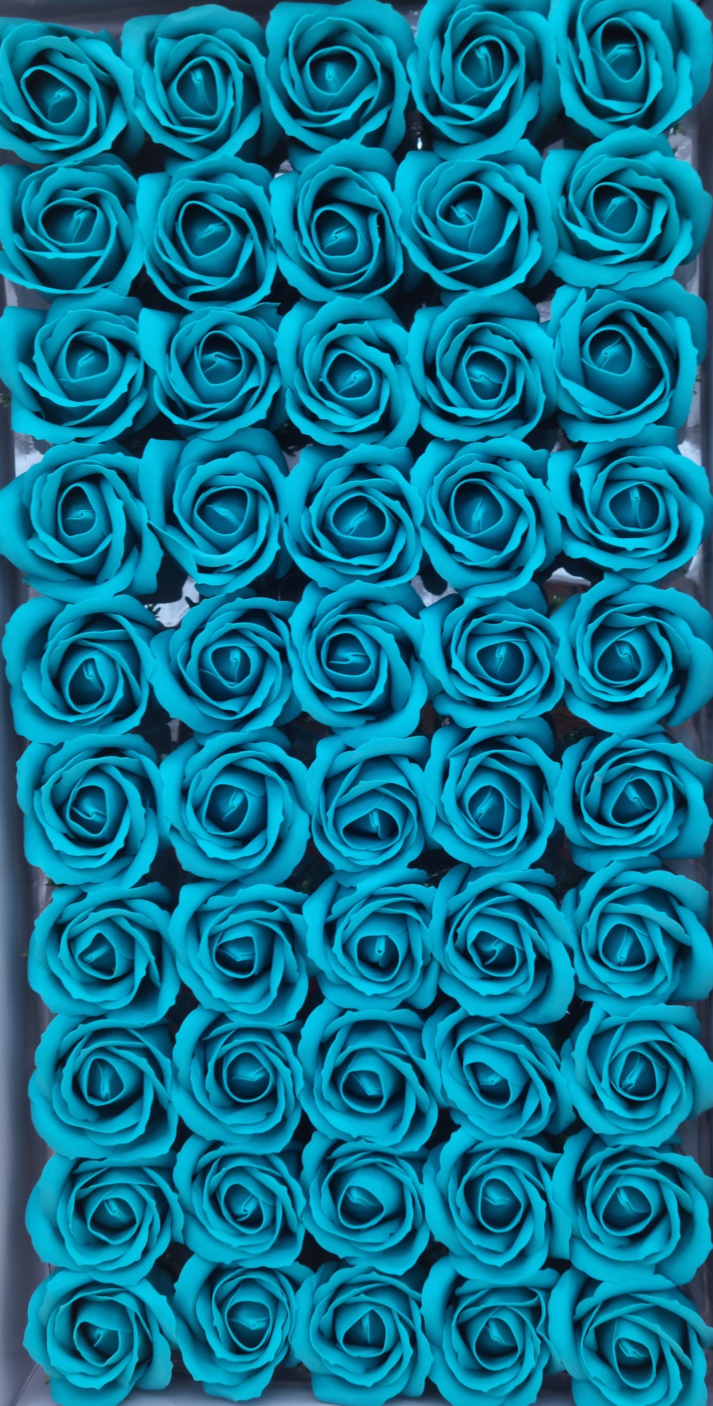 Seifenblume "Rose 44" Türkis dunkel