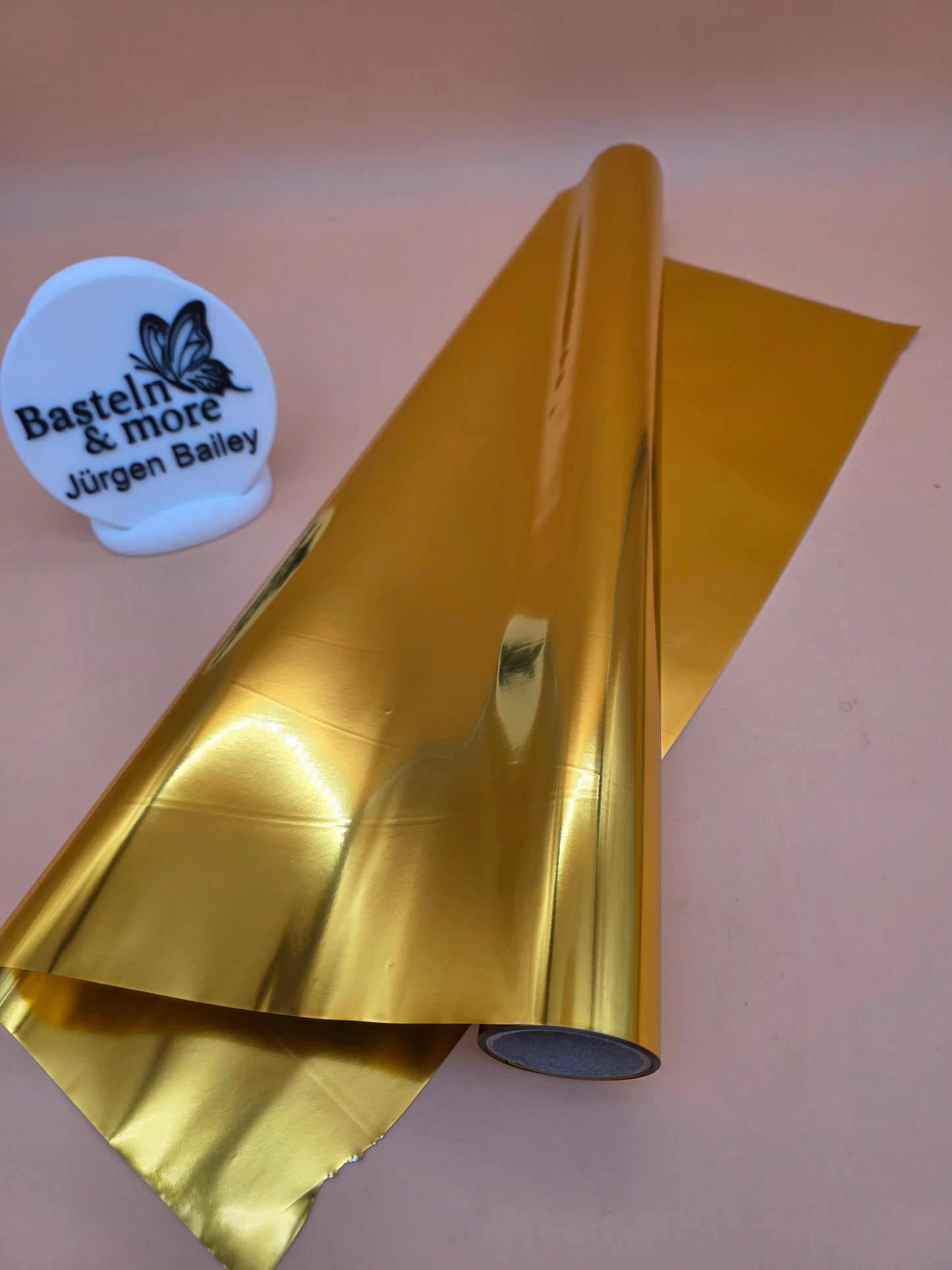 Folie Satinfolie Chrom "Gold 467" 50cm*8,5m