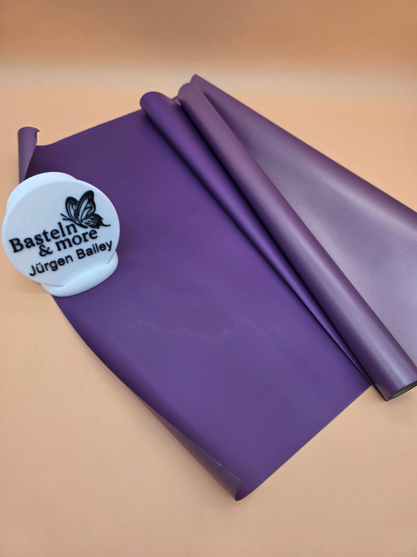 Folie Satinfolie Einfarbig "Violett 494" 50cm*8,5m