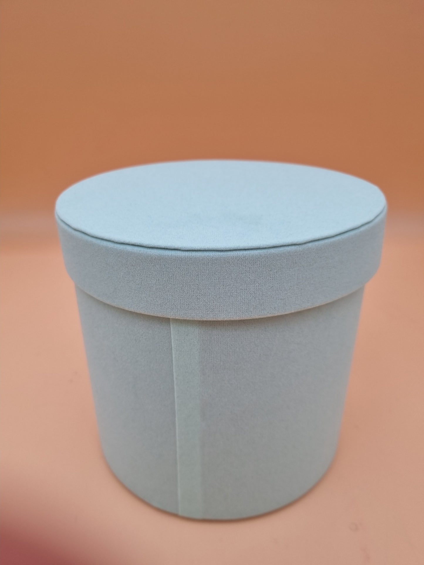 Box Samt 15x15cm "Hellgrün 519"