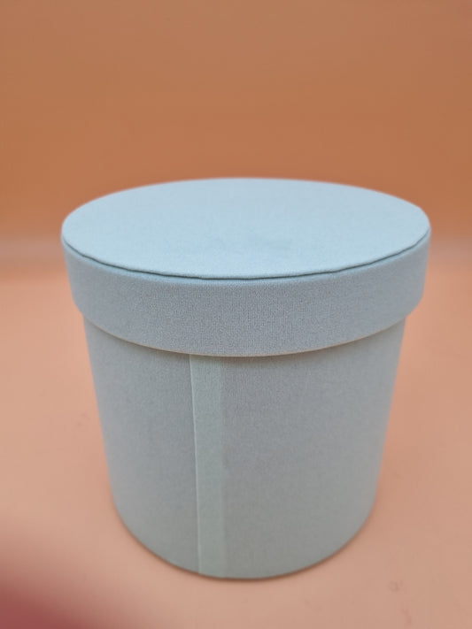 Box Samt 15x15cm "Hellgrün 519"