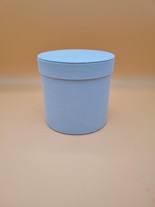 Box Samt 15x15cm "Babyblau 525"