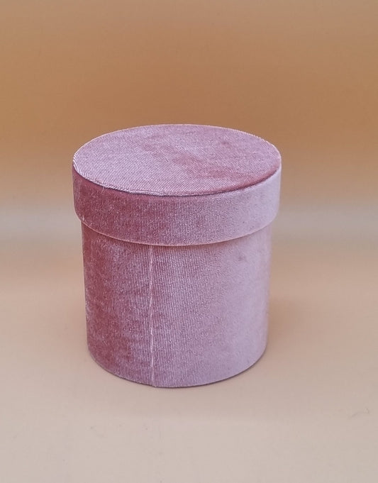 Box Samt 12x12,5cm "Rosa Perl 538"