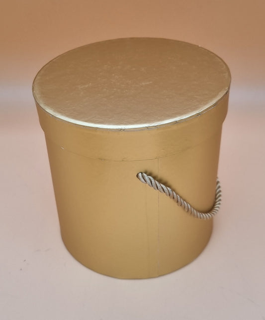Box mit Deckel 12x12cm "Gold 592"