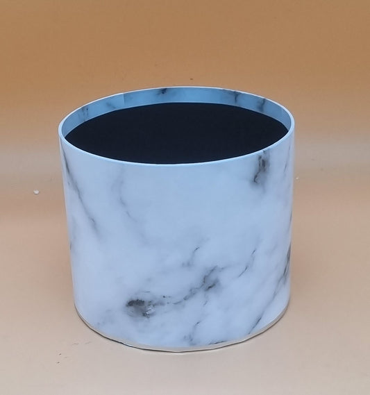 Box Marmor 15x13cm "Weiß 613"