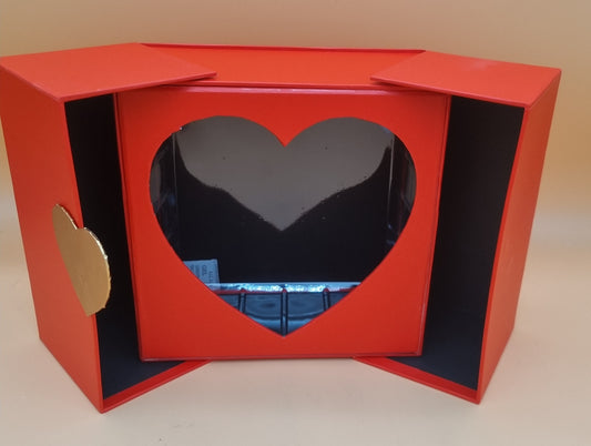 Box Herz 22x22cm "Rot 616"