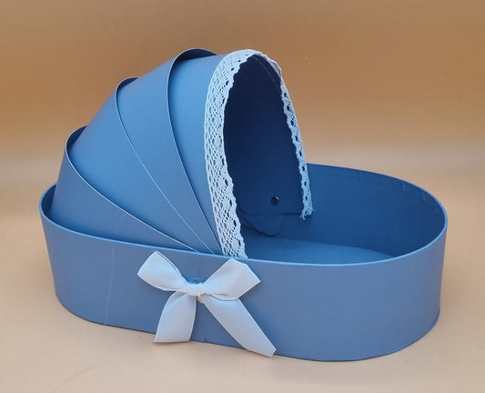 Box Kinderwagen 18x8x33cm "Blau 628"