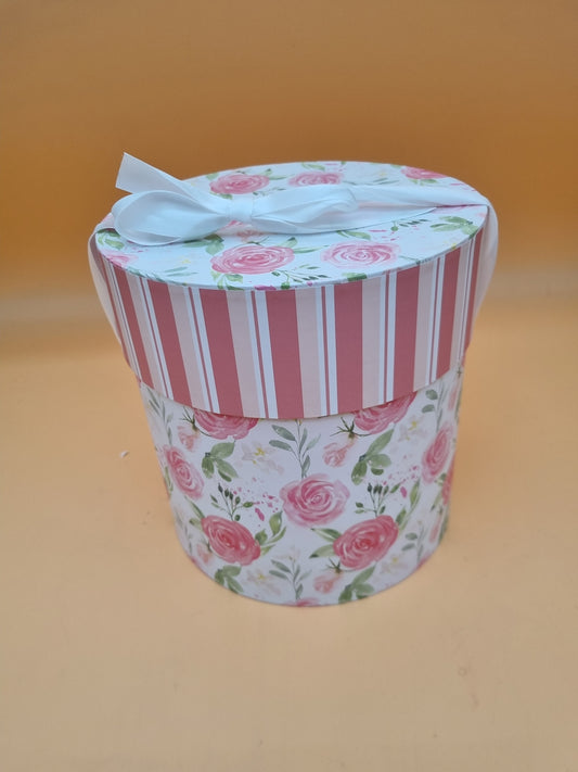 Box mit Deckel 14x15cm "Rosa 656"