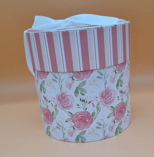 Box mit Deckel 16x17cm "Rosa 657"