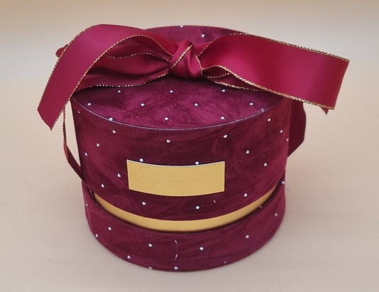 Box mit Deckel 12x9cm "Rot 671"