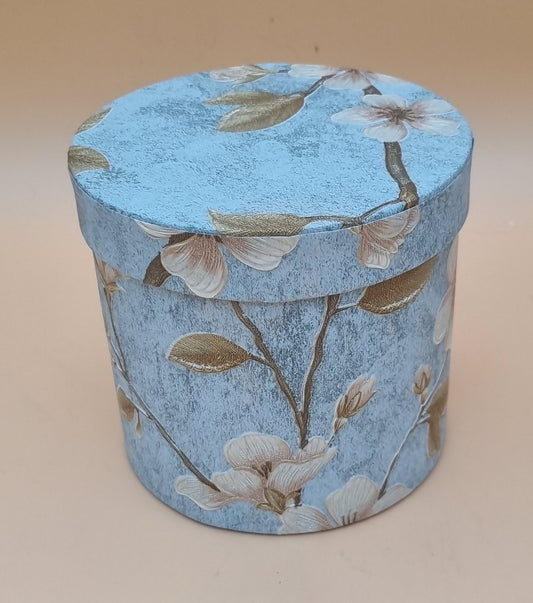 Box mit Deckel 12x13cm "Blau 687"