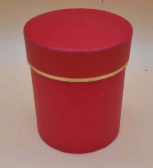 Box mit Deckel 8x10cm "Rot/Gold 688"