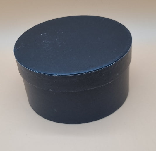Box mit Deckel 15x8cm "Schwarz 711"