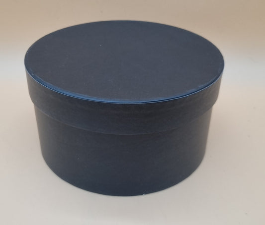 Box mit Deckel 27x15cm "Schwarz 718"