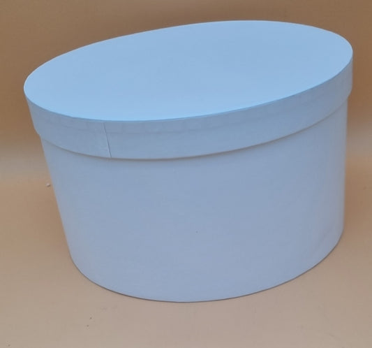 Box mit Deckel 27x15cm "Weiß 733"