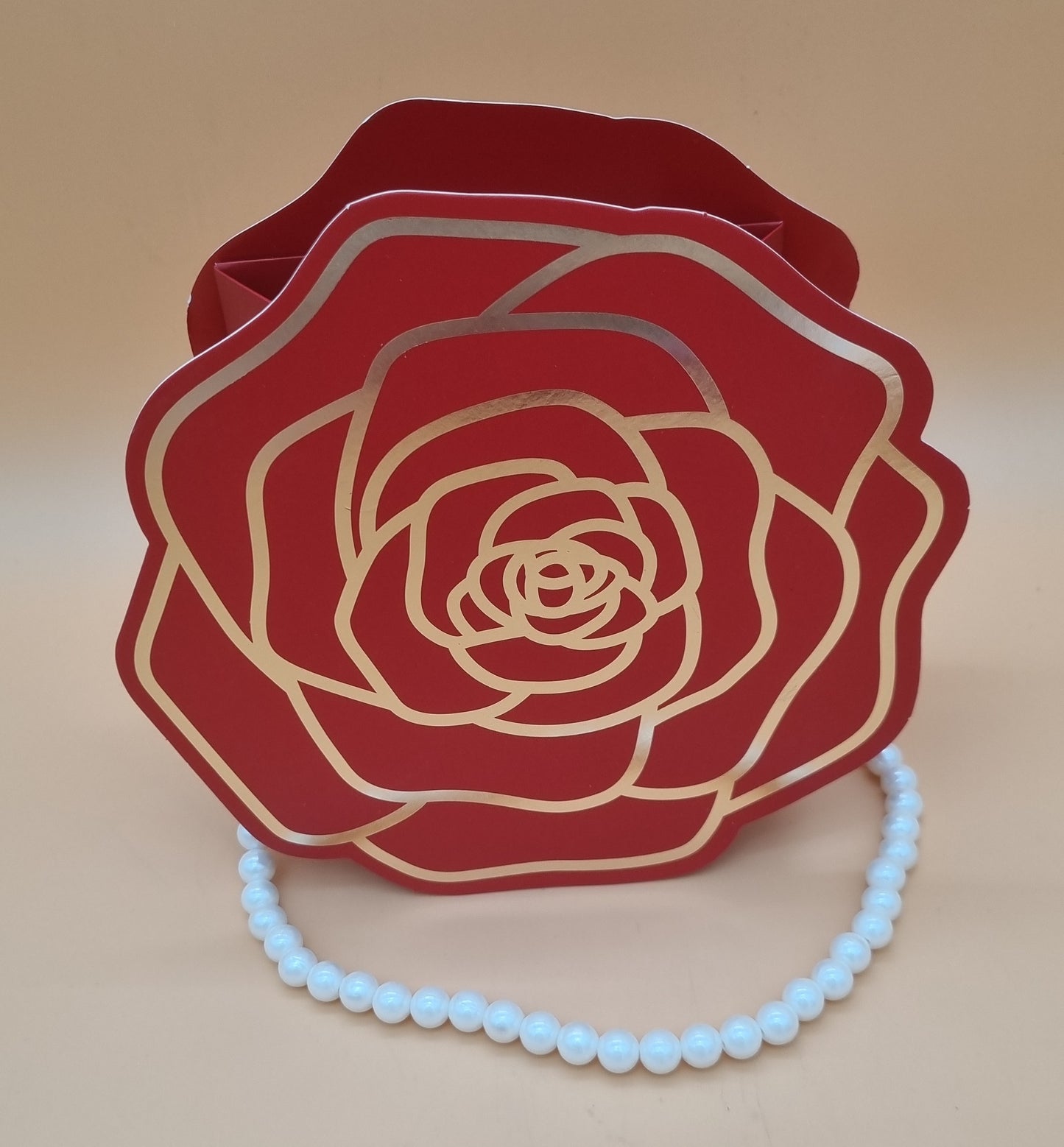 Tasche mit Kette 19,5x18,5x9,5cm "Rot 768"