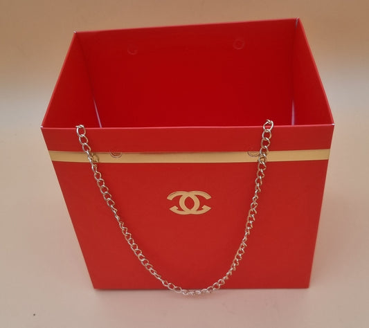 Tasche mit Kette 16x15x12cm "Rot 779"