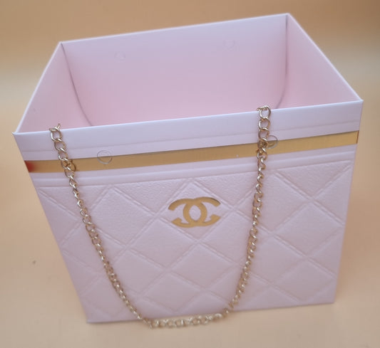 Tasche mit Kette 16x15x12cm "Rosa 780"
