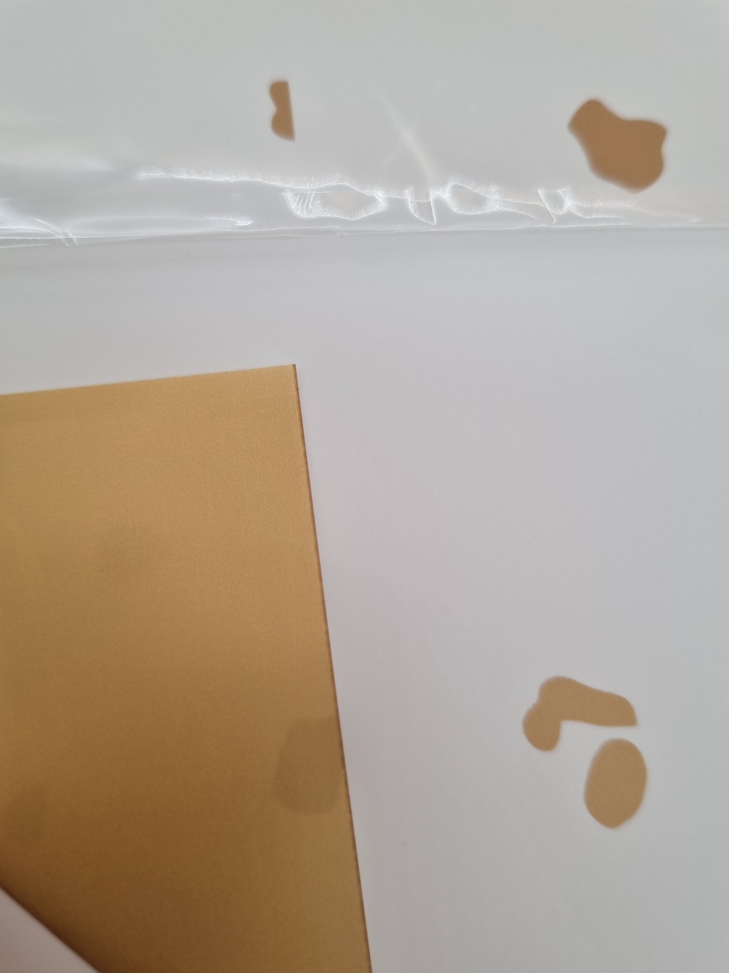 Folie Bogen "Weiß/Gold 790" 57cm*57cm